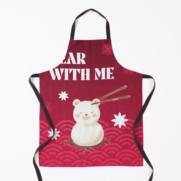 Item preview, Cute Kawaii Bear With Chopsticks Japanese Aesthetic designed and sold by ZaphiXian.