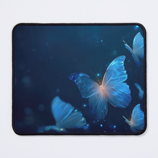 Item preview, Butterflies fly in blue light designed and sold by anytka.