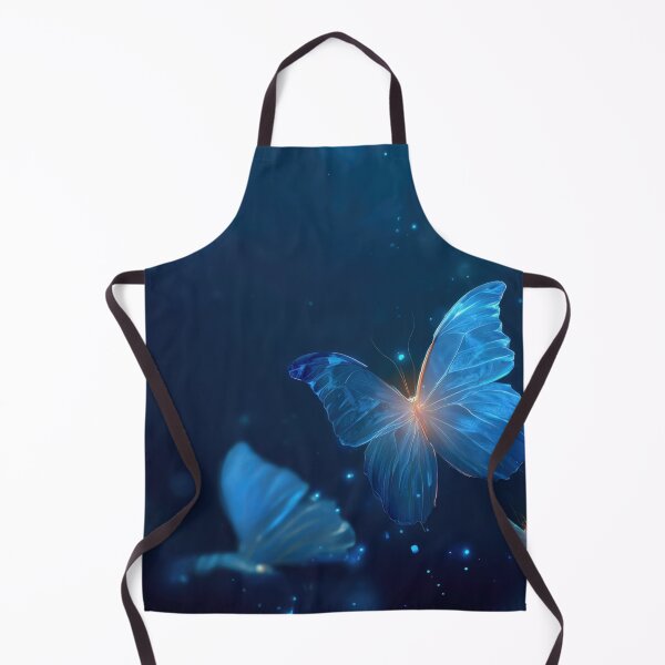 Item preview, Butterflies fly in blue light designed and sold by anytka.