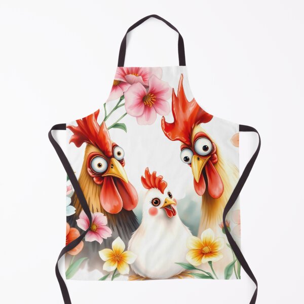 Item preview, The Hen House Gang: Floral Family Chaos designed and sold by Serene Strokes Art.
