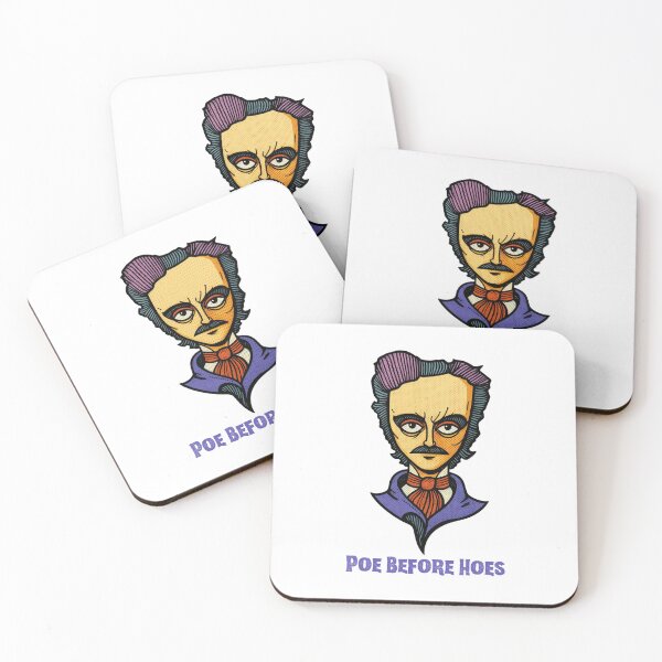 Item preview, Poe Before Hoes Pop Art Bright Color Edgar Allen Poe Graphic Comic Style designed and sold by MsBrillMakes.