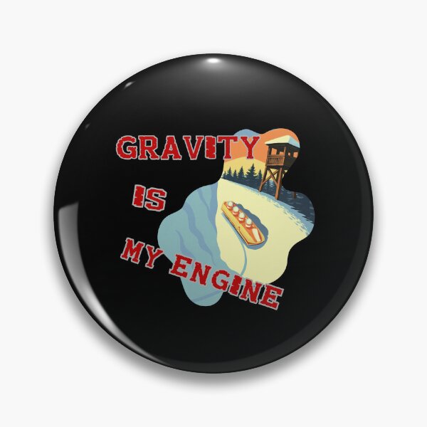 Item preview, Funny Bobsled Gravity Engine Winter Sports Retro designed and sold by area248.