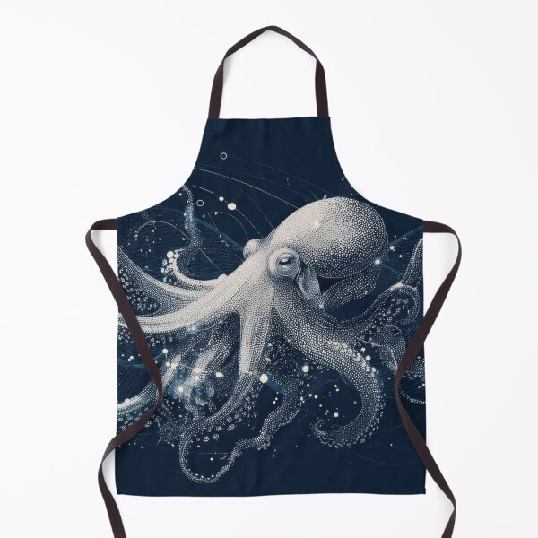 Item preview, Octopus in dark water art designed and sold by anytka.