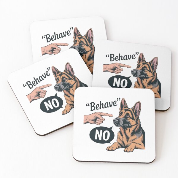 Item preview, Funny Dog Illustration Behave Belgian Malinois designed and sold by ZACK ART.