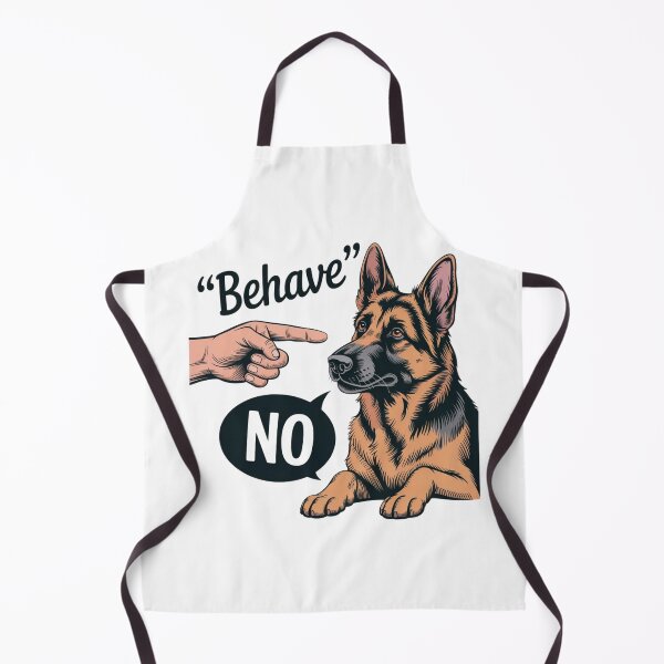 Item preview, Funny Dog Illustration Behave Belgian Malinois designed and sold by ZACK ART.