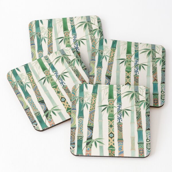 Item preview, Vibrant bamboo Grove artwork  designed and sold by NivyasArtistry.