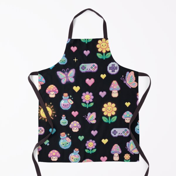 Item preview, Kawaii Pixel Spring Pattern designed and sold by FantasyFabrik.