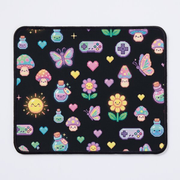 Item preview, Kawaii Pixel Spring Pattern designed and sold by FantasyFabrik.