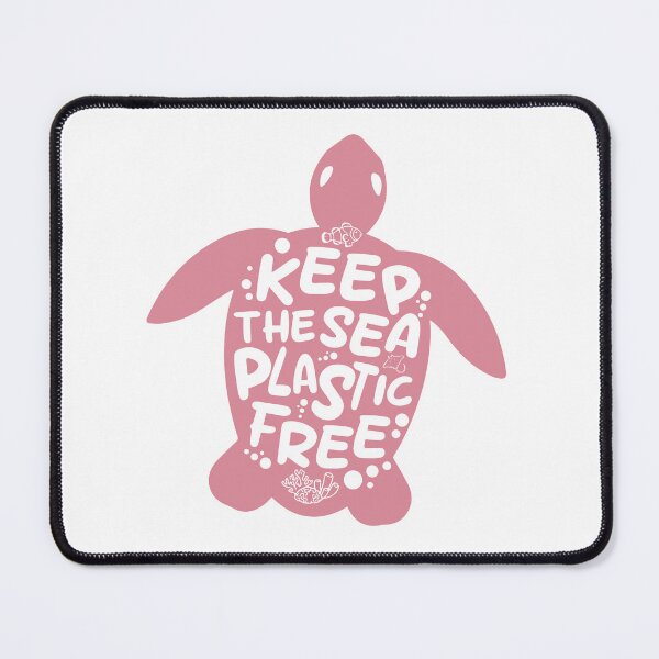 Item preview, Keep the sea plastic-free - pink designed and sold by Wolagno.