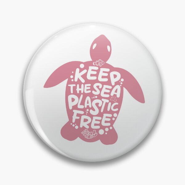 Item preview, Keep the sea plastic-free - pink designed and sold by Wolagno.