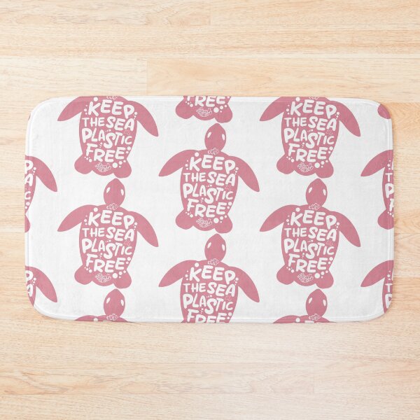Item preview, Keep the sea plastic-free - pink designed and sold by Wolagno.