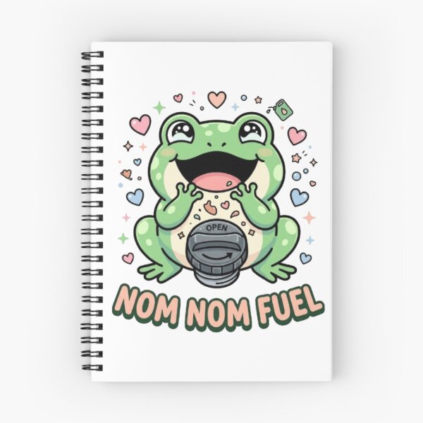 Item preview, Nom Nom Fuel Frog Sticker, T-Shirt & Decal – Cute Frog Gas Cap Design, Funny Car Sticker designed and sold by Nara8.