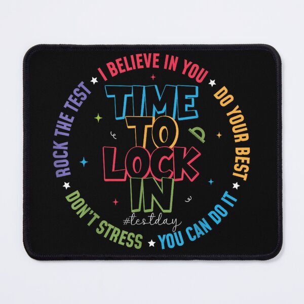 Item preview, Time To Lock In Test Day Motivation For Students School Exams designed and sold by Taniyah Gomes.