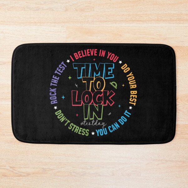 Item preview, Time To Lock In Test Day Motivation For Students School Exams designed and sold by Taniyah Gomes.