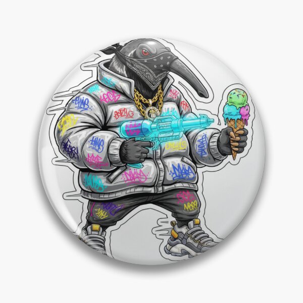 Item preview, Bandit anteater robbing ice cream shop with water pistol designed and sold by LCXD.