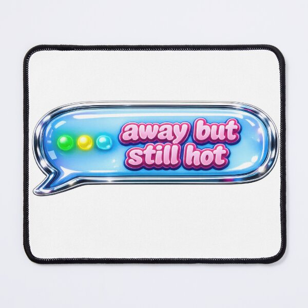 Item preview, Away But Still Hot Instant Messenger Y2K Sticker designed and sold by jgvisualarts.