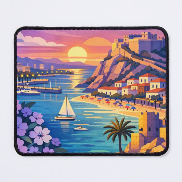 Item preview, Alicante Spain Sunset Travel Poster designed and sold by MatthewHeights.