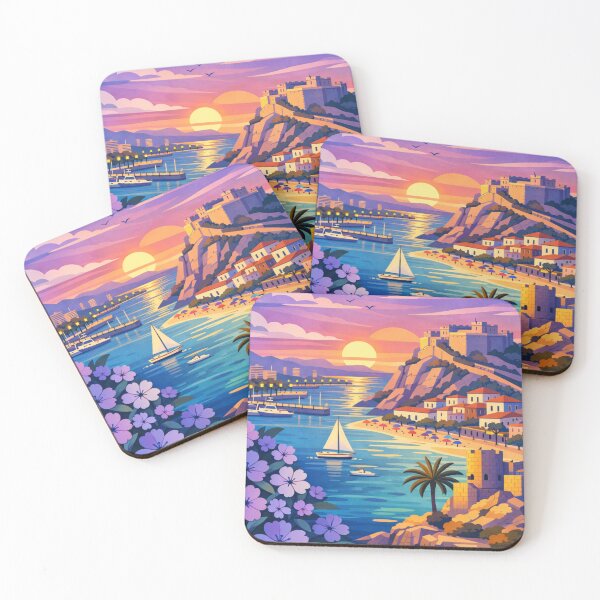 Item preview, Alicante Spain Sunset Travel Poster designed and sold by MatthewHeights.