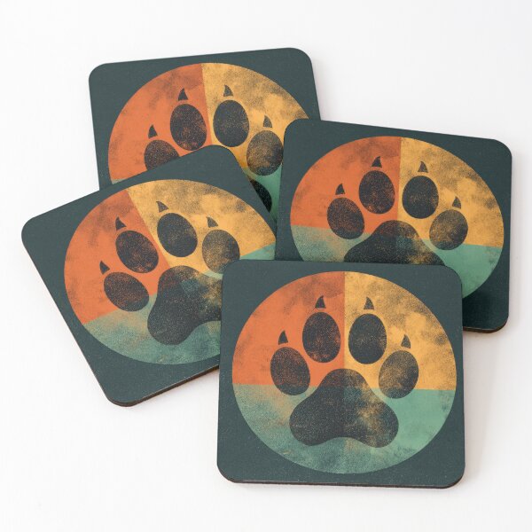 Item preview, Symbol shows paw print with colors designed and sold by anytka.