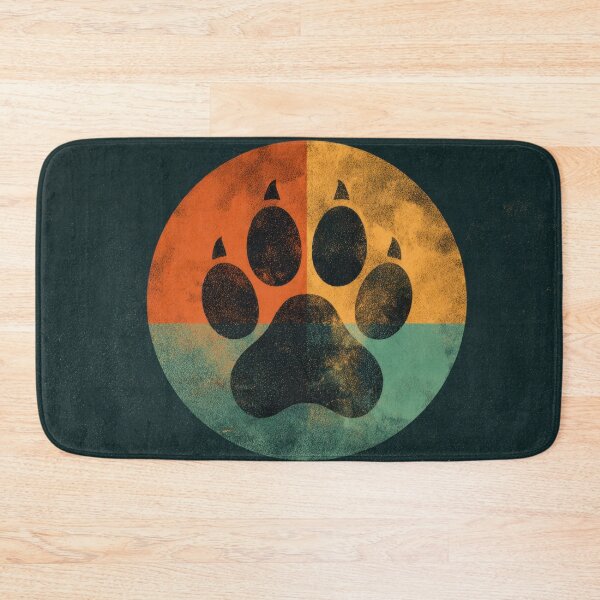 Item preview, Symbol shows paw print with colors designed and sold by anytka.