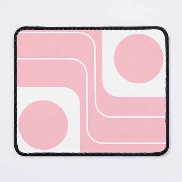Item preview, Retro Geometric Stripes 231 Pink and White designed and sold by tonymagnerart.