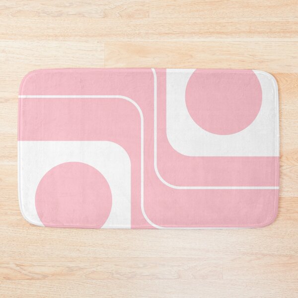 Item preview, Retro Geometric Stripes 231 Pink and White designed and sold by tonymagnerart.