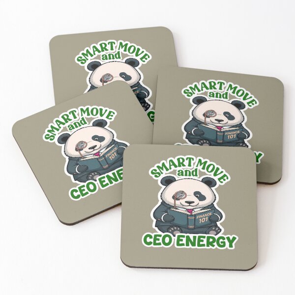 Item preview, Smart Move CEO Energy Panda Finance Motivation designed and sold by ArtdesignsA.