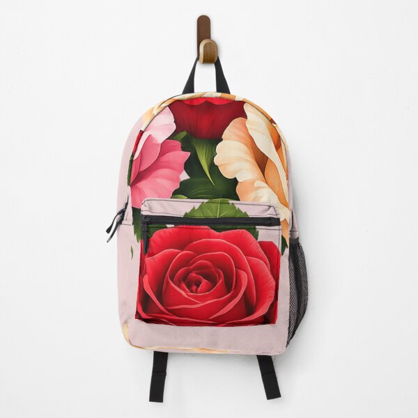 Item preview, Three Colorful Roses - Floral Minimal Design designed and sold by TaliVibes.