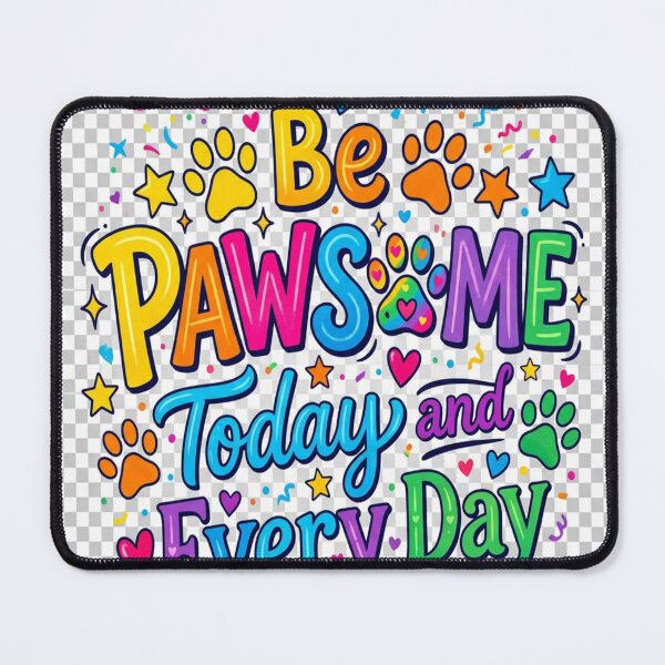 Item preview, Be Pawsome Today and Every Day designed and sold by KIPDesignsCo.