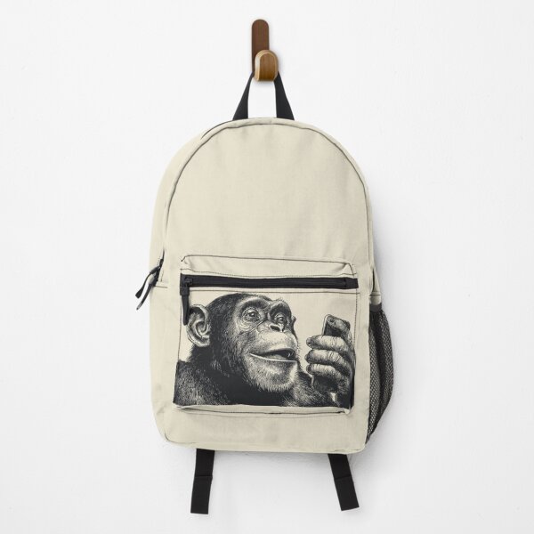 Item preview, Monkey using smartphone in sketch designed and sold by anytka.