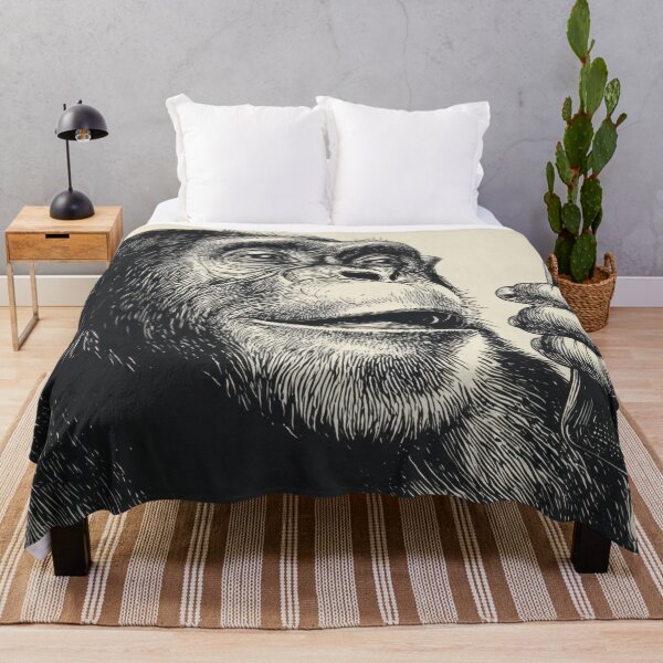 Item preview, Monkey using smartphone in sketch designed and sold by anytka.