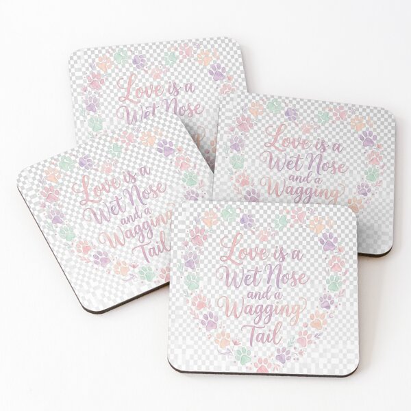 Item preview, Love is a Wet Nose and a Wagging Tail designed and sold by KIPDesignsCo.