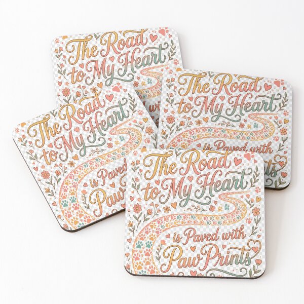Item preview, The Road to My Heart is Paved with Paw Prints designed and sold by KIPDesignsCo.