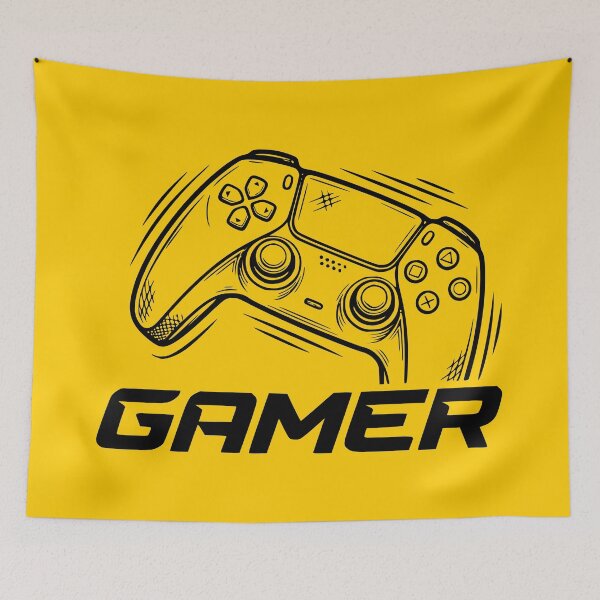 Item preview, GAMER - #FFCC00 designed and sold by Marlon Oseguera.