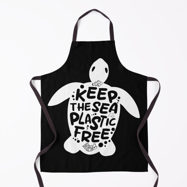 Item preview, Keep the sea plastic-free - turtle designed and sold by Wolagno.