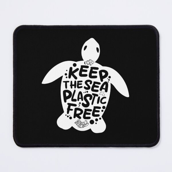 Item preview, Keep the sea plastic-free - turtle designed and sold by Wolagno.