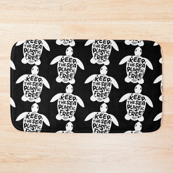 Item preview, Keep the sea plastic-free - turtle designed and sold by Wolagno.