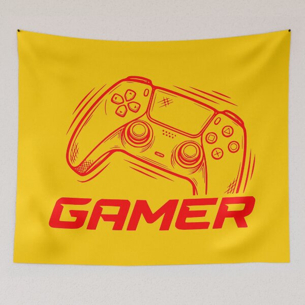Item preview, GAMER - #FFCC00 designed and sold by Marlon Oseguera.