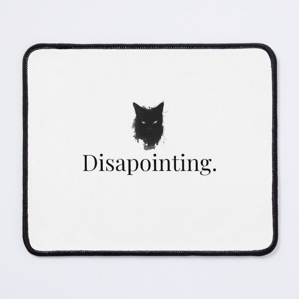Item preview, “Disappointing Cat – Minimalist Aesthetic Funny Cat Design” designed and sold by Refinedpaws.