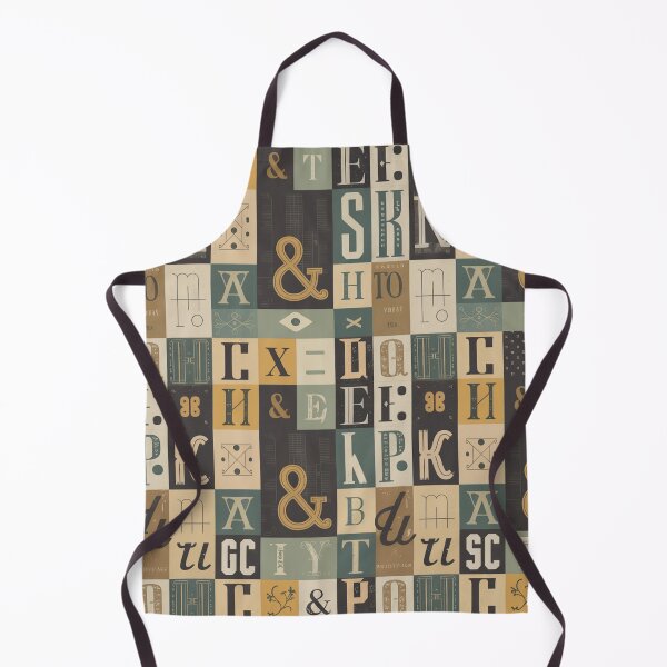 Item preview, Vintage Typography Seamless Pattern – Retro Letters & Ampersands designed and sold by Midnight Veil Designs.