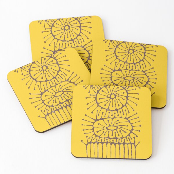 Item preview, RESONANCE YELLOW AND BLACK designed and sold by KolbStudios.