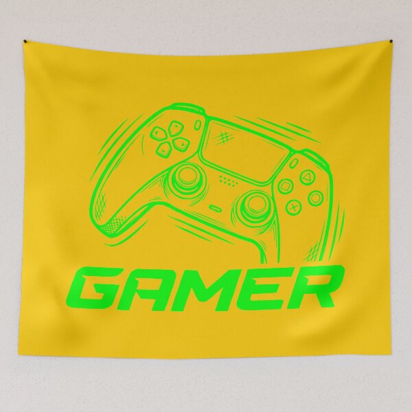 Item preview, GAMER - #FFCC00 designed and sold by Marlon Oseguera.