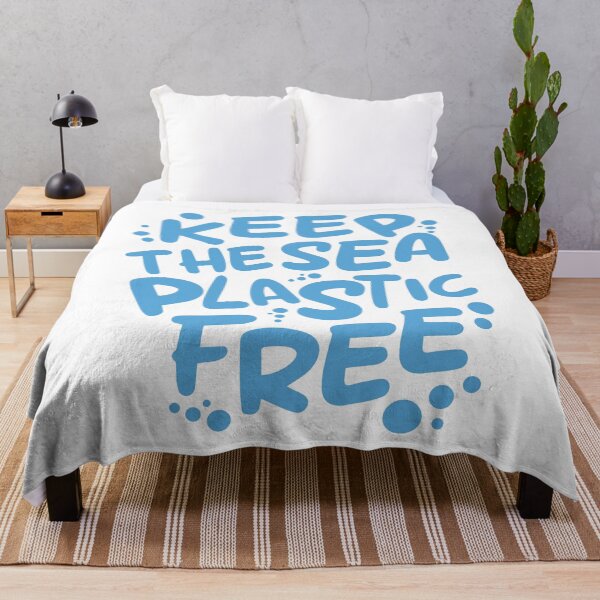 Item preview, Keep the sea plastic-free designed and sold by Wolagno.