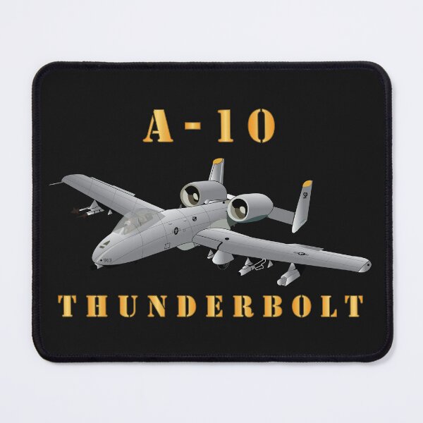 Item preview, Aircraft - A-10 Thunderbolt w Flat Txt X 300 designed and sold by Military Insignia Products.
