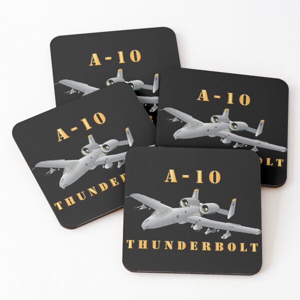Item preview, Aircraft - A-10 Thunderbolt w Flat Txt X 300 designed and sold by Military Insignia Products.