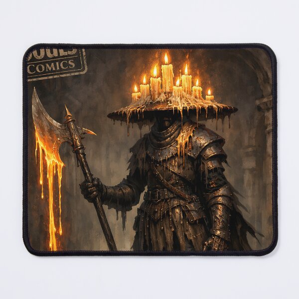 Item preview, Warden of the Wax-Light - Soulsborne Character designed and sold by bapupa.