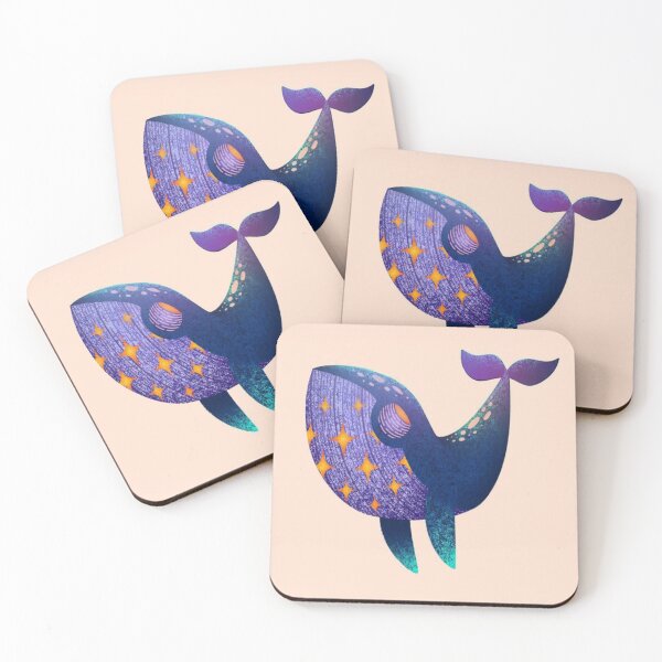 Item preview, Cosmic blue whale fantasy designed and sold by NivyasArtistry.