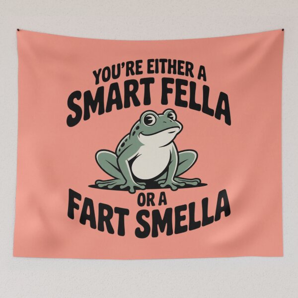 Item preview, YOU'RE EITHER A SMART FELLA OR A FART SMELLA designed and sold by 123ks.