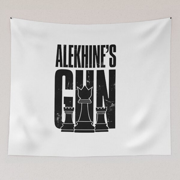 Item preview, Alekhine's Chess Gun – Dark Chess Art designed and sold by TshirtsOnline-.