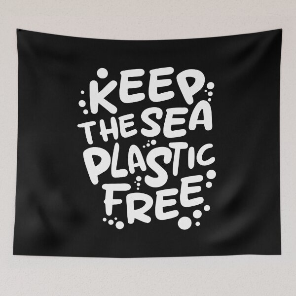 Item preview, Keep the sea plastic-free designed and sold by Wolagno.